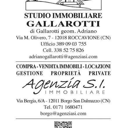 Rent this 2 bed apartment on Central bar in Via Guglielmo Marconi, 12011 Borgo San Dalmazzo CN