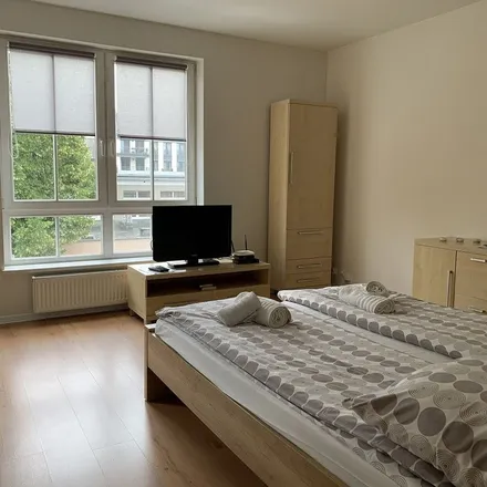 Rent this 1 bed apartment on Szczecińskie Centrum Zdrowia in Staromłyńska, 70-551 Szczecin
