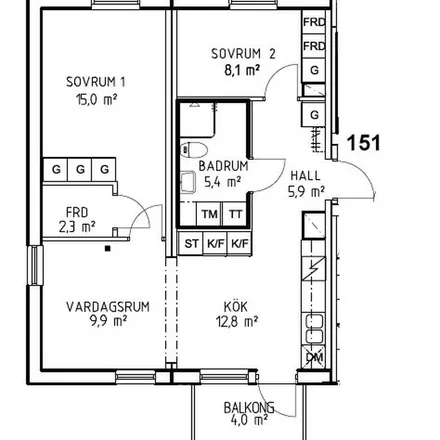Rent this 3 bed apartment on Orkesterns förskola in Orkestervägen, 931 32 Skellefteå