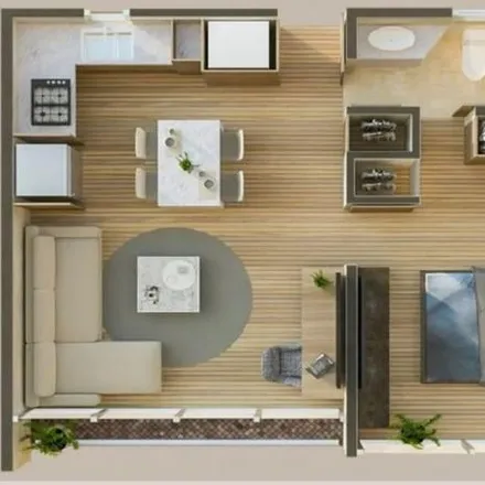Buy this 1 bed apartment on Boulevard Libramiento José María Morelos in Amberes, 37235 León