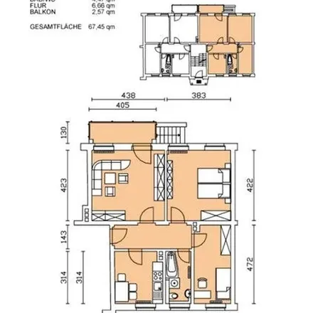 Rent this 3 bed apartment on Hohe Straße 23 in 01069 Dresden, Germany