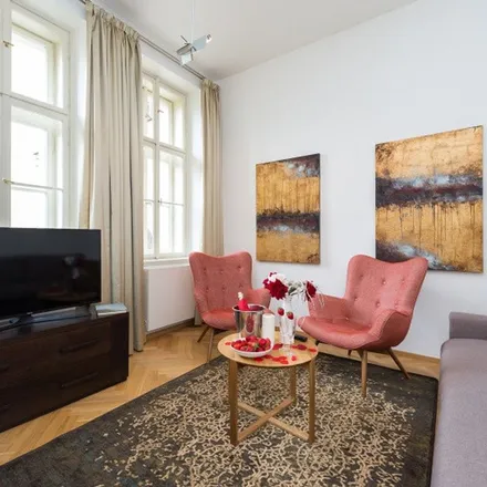 Rent this 1 bed apartment on Ve Smečkách 1766/9 in 110 00 Prague, Czechia