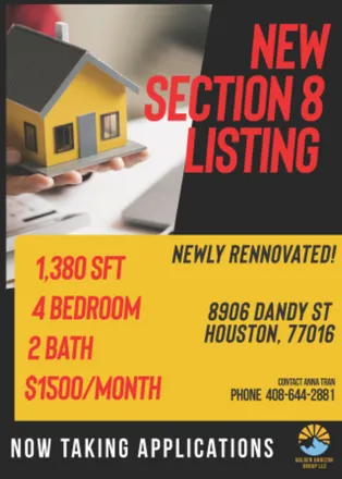Rent this 4 bed house on 8906 dandy street