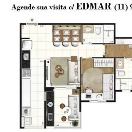 Buy this 2 bed apartment on Rua Olívia de Jesus in Chácara Inglesa, São Paulo - SP