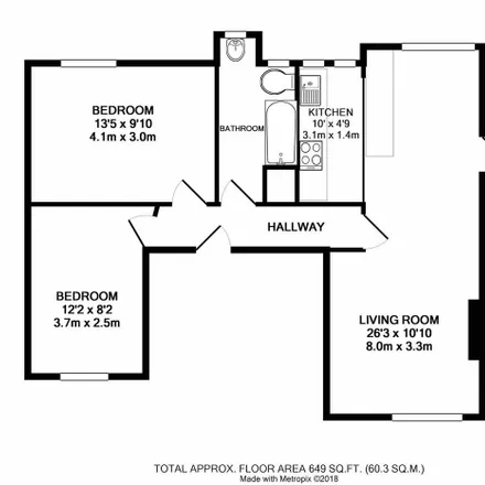 Image 9 - Chelsea Close, London, TW12 1RR, United Kingdom - Apartment for rent