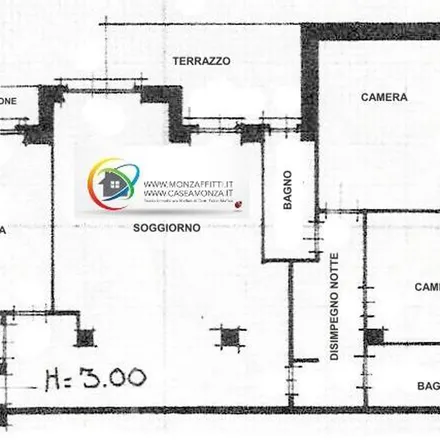 Image 6 - Scuola Secondaria di Primo Grado Elisa Sala, Via Giovanni Sgambati 36, 20900 Monza MB, Italy - Apartment for rent