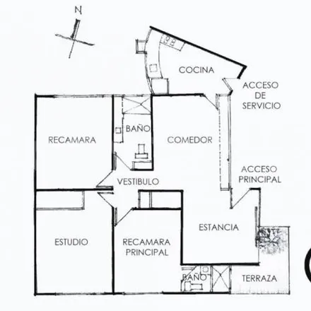 Buy this 3 bed apartment on unnamed road in Cuauhtémoc, 06100 Mexico City