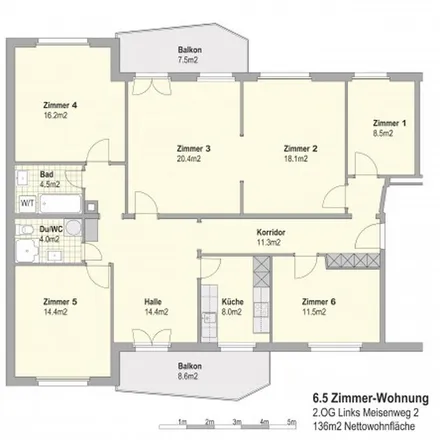 Image 4 - Psychiatrische Klinik Meisenberg, Meisenbergstrasse 17, 6300 Zug, Switzerland - Apartment for rent