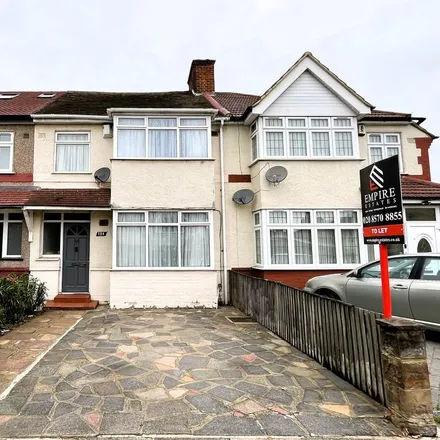 Rent this 3 bed townhouse on Mornington Road in London, UB6 9HH