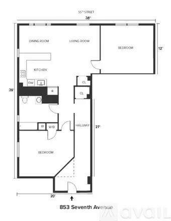 Image 1 - 853 7th Ave, Unit 2F - Apartment for rent