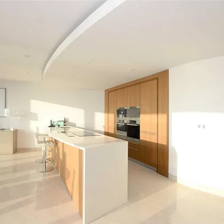 Rent this 3 bed apartment on Saint George Wharf Tower in 1 Nine Elms Lane, London