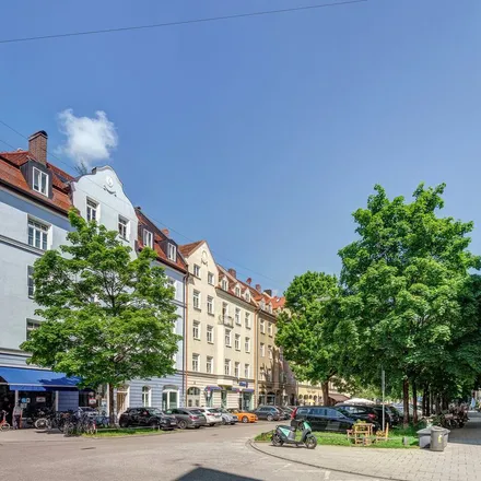 Rent this 1 bed apartment on Hirschbergstraße 23 in 80634 Munich, Germany