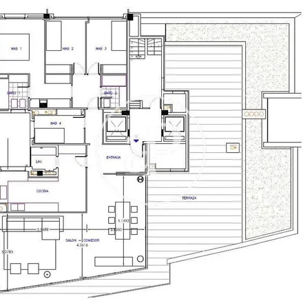 Rent this 4 bed apartment on Avinguda de J. V. Foix in 54, 08034 Barcelona