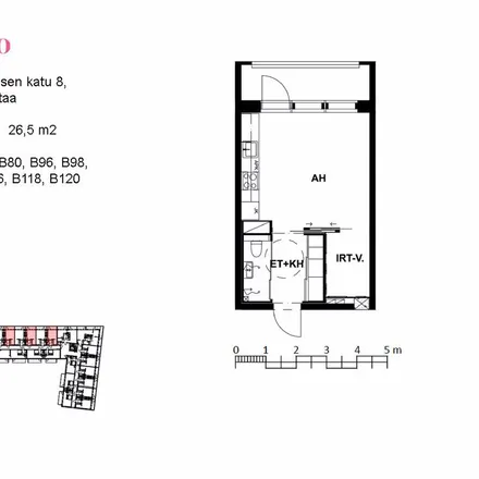 Rent this 1 bed apartment on Vantaankoskentie in 01770 Vantaa, Finland