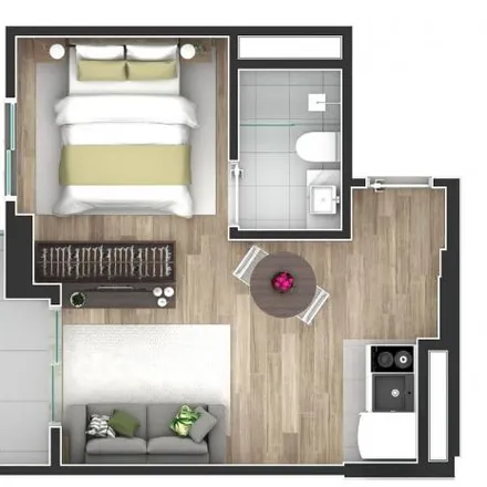 Buy this 1 bed apartment on Rua Tibagi in 776, Rua Tibagi