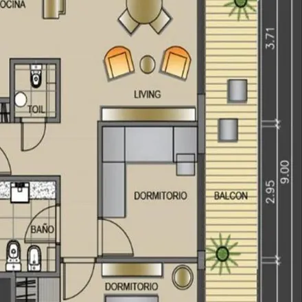 Buy this 2 bed apartment on Delgado 949 in Colegiales, C1427 CCG Buenos Aires