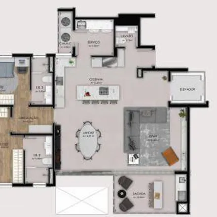 Buy this 3 bed apartment on Rua Guaratuba 282 in Ahú, Curitiba - PR