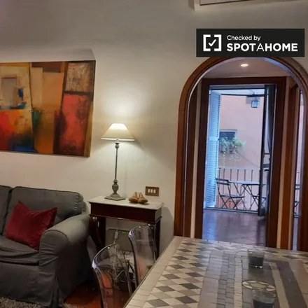 Rent this 3 bed apartment on Chiesa dei Santi Maria e Gallicano in Via di San Gallicano, 00153 Rome RM