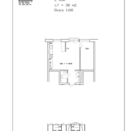 Rent this 2 bed apartment on Lillbrogatan in 941 33 Piteå, Sweden