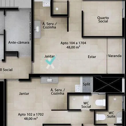 Buy this 2 bed apartment on Rua do Progresso 410 in Boa Vista, Recife - PE
