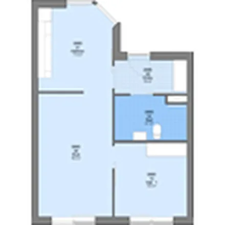Rent this 2 bed apartment on Vestergårdsgade 2K in 9700 Brønderslev, Denmark