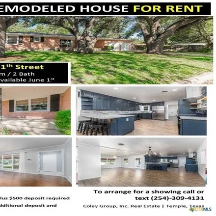 Rent this 3 bed house on 2652 North 11th Street in Temple, TX 76501