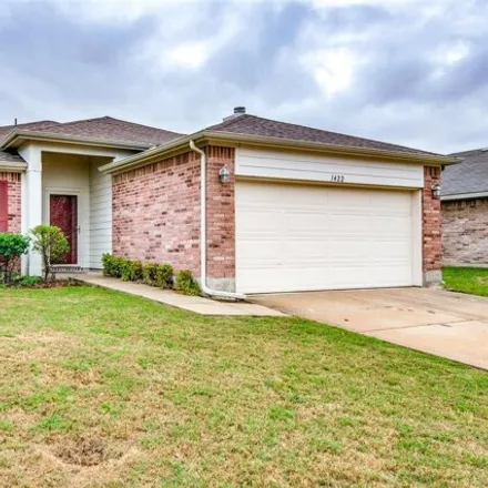 Rent this 3 bed house on 1499 Feather Crest Drive in Krum, Denton County