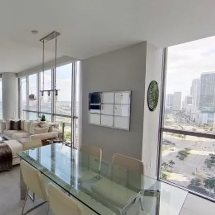 Rent this 3 bed apartment on #2701,1100 Biscayne Boulevard in Park West, Miami