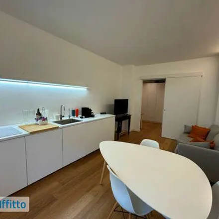 Rent this 1 bed apartment on Via Raffaello Sanzio 33 in 20149 Milan MI, Italy