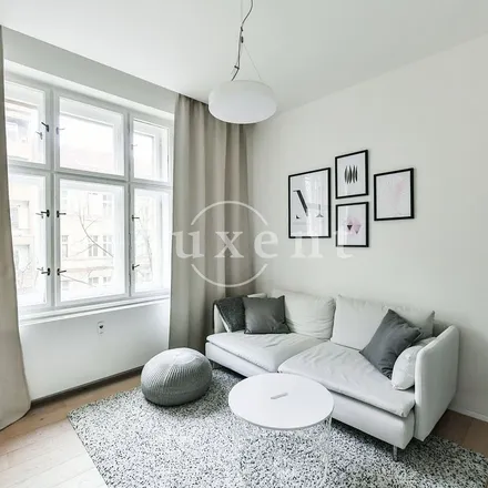 Rent this 2 bed apartment on Lucemburská 1578/25 in 130 00 Prague, Czechia