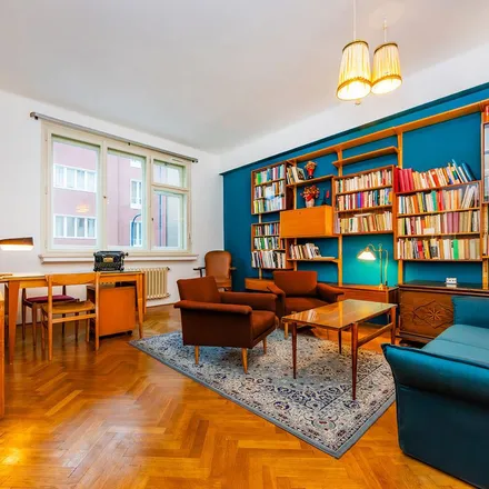 Rent this 4 bed apartment on ZŠ J. Gutha-Jarkovského in Klimentská, 110 05 Prague