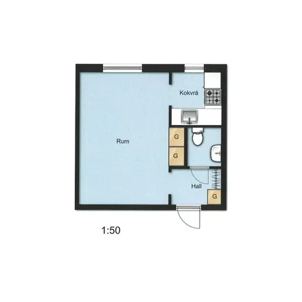 Rent this 1 bed apartment on Blå vägen in 923 32 Storuman, Sweden