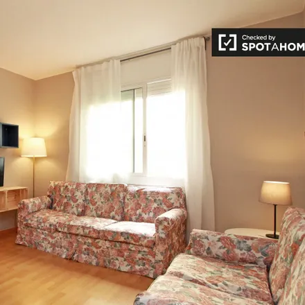 Rent this 4 bed apartment on Escola Palcam in Carrer de Rosalía de Castro, 08001 Barcelona