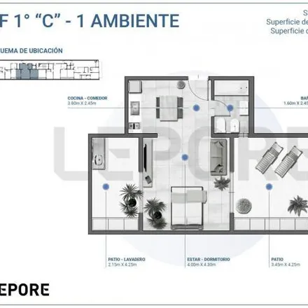 Buy this studio apartment on Avenida Gaona 1260 in Caballito, C1416 DRN Buenos Aires