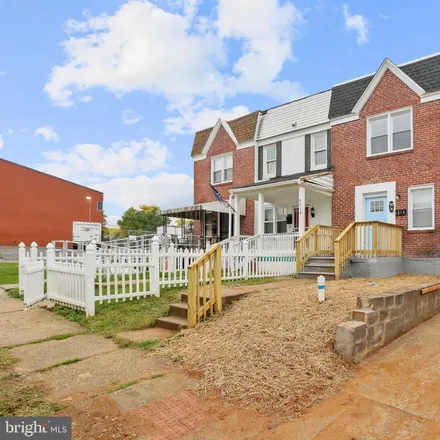 Rent this 3 bed townhouse on 5016 Arbutus Avenue in Baltimore, MD 21215