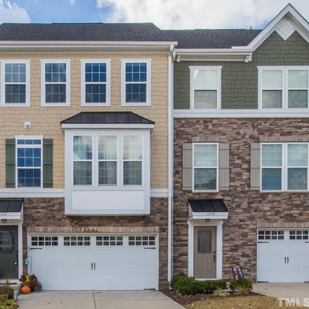 Rent this 3 bed townhouse on 1172 Boxcar Way in Apex, NC 27502