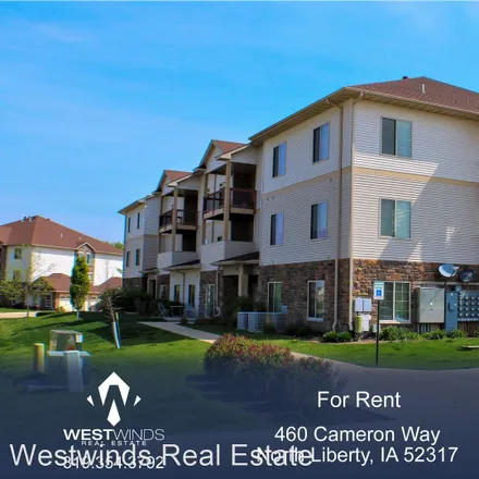 Rent this 3 bed apartment on 414 Cameron Way in North Liberty, IA 52317