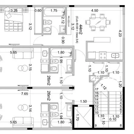Buy this studio apartment on General Soler 157 in Partido de La Matanza, B1704 ESP Ramos Mejía