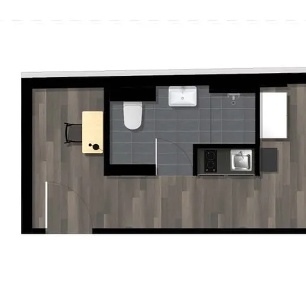 Rent this studio apartment on Panorama Residenz in Ostparkstraße 45, 60385 Frankfurt
