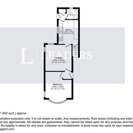 Rent this 1 bed apartment on 1a Port Arthur Road in Nottingham, NG2 4FY