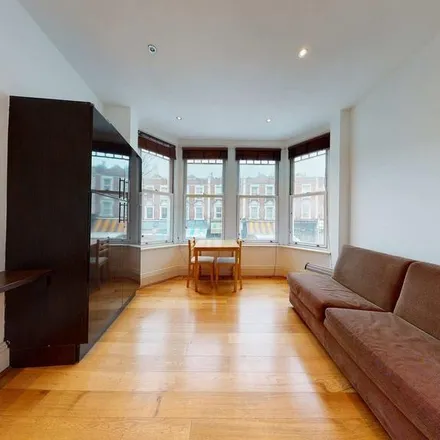 Rent this studio apartment on The Black Lion in 295-297 West End Lane, London