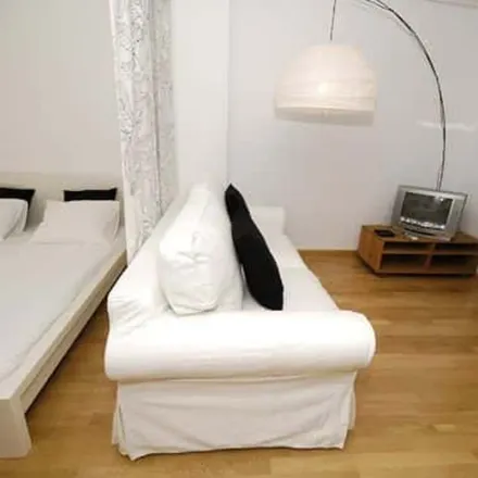 Rent this 1 bed apartment on Calle de Miosotis in 48, 28039 Madrid