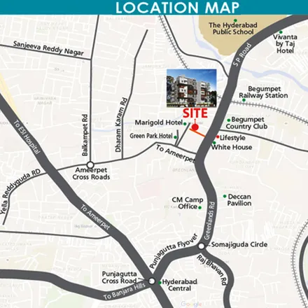 Image 5 - unnamed road, Ameerpet, Hyderabad - 500016, Telangana, India - Apartment for sale