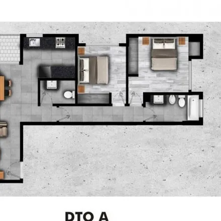 Buy this 2 bed apartment on Cristaleria del Automotor in Avenida Rivadavia, Partido de Morón