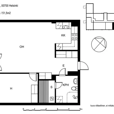 Rent this 2 bed apartment on Tilketori 4 in 00780 Helsinki, Finland