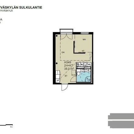 Rent this 2 bed apartment on Sulkulantie 17 in 40520 Jyväskylä, Finland