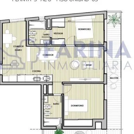 Buy this 2 bed apartment on San Luis 3401 in Echesortu, Rosario