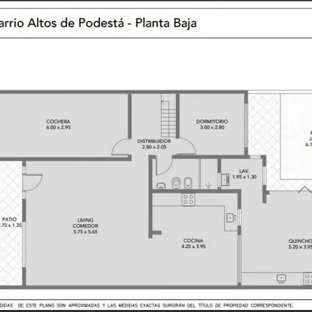 Buy this 3 bed house on Calle 8 in Altos Podesta, 1687 Pablo Podestá