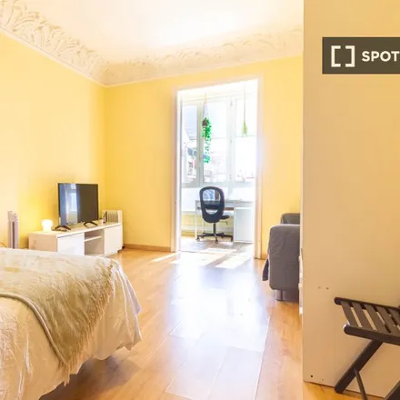 Rent this 7 bed room on Carrer de Còrsega in 08001 Barcelona, Spain