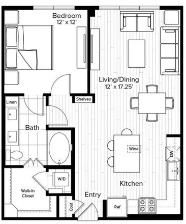 Image 2 - 5641 Venice Street, Houston, TX 77007, USA - Apartment for rent